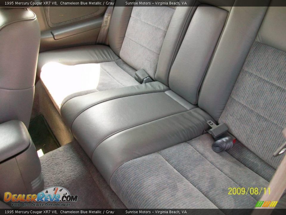 1995 Mercury Cougar XR7 V8 Chameleon Blue Metallic / Gray Photo #6