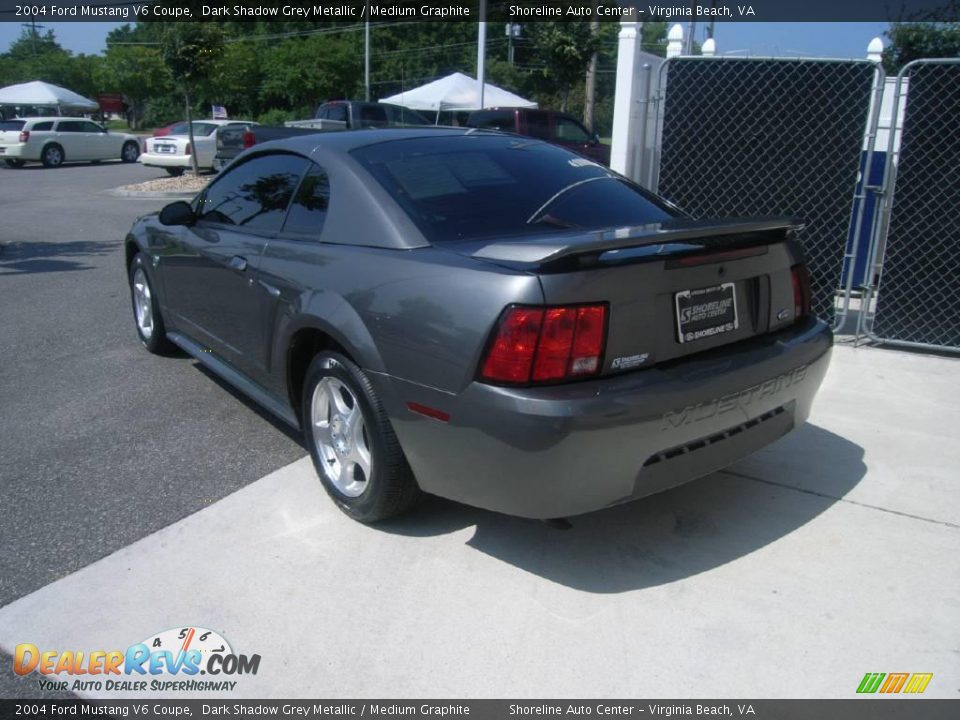2004 Ford Mustang V6 Coupe Dark Shadow Grey Metallic / Medium Graphite Photo #5