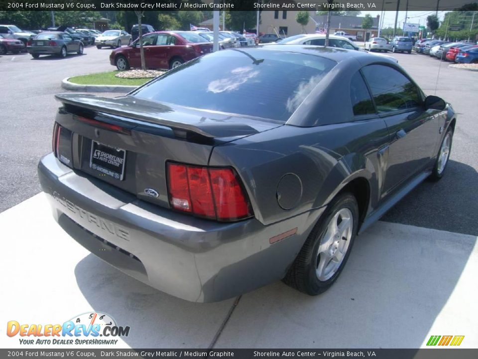 2004 Ford Mustang V6 Coupe Dark Shadow Grey Metallic / Medium Graphite Photo #7