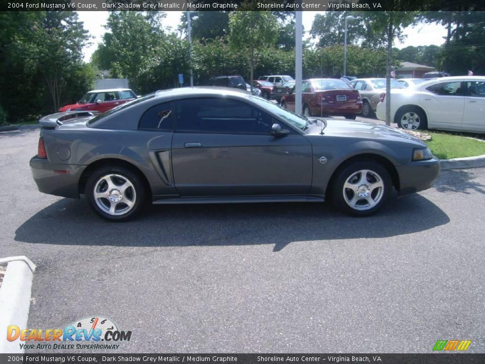 2004 Ford Mustang V6 Coupe Dark Shadow Grey Metallic / Medium Graphite Photo #9