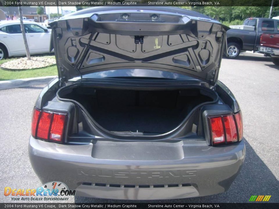 2004 Ford Mustang V6 Coupe Dark Shadow Grey Metallic / Medium Graphite Photo #12