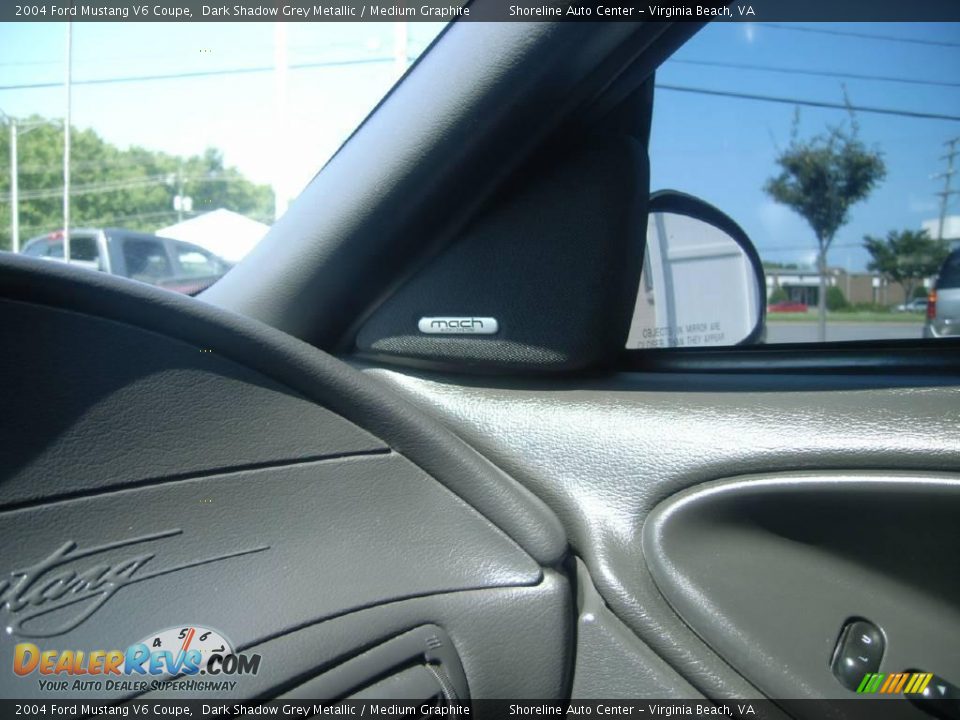 2004 Ford Mustang V6 Coupe Dark Shadow Grey Metallic / Medium Graphite Photo #18