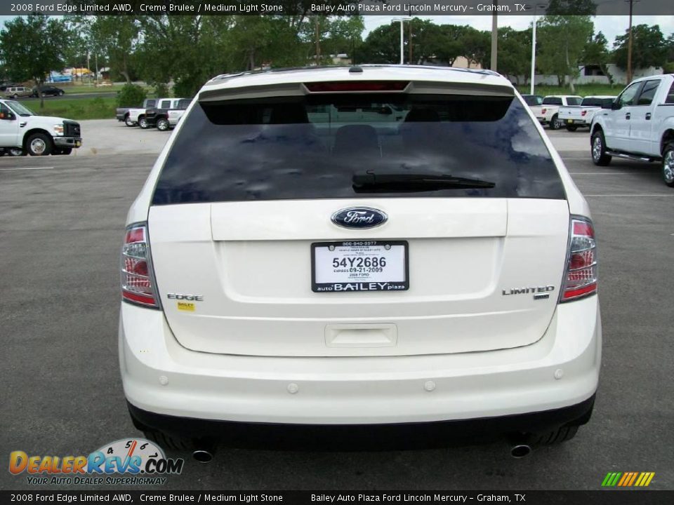 2008 Ford Edge Limited AWD Creme Brulee / Medium Light Stone Photo #5
