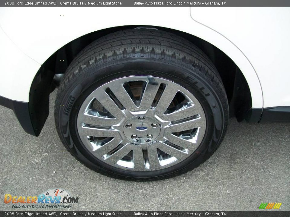 2008 Ford Edge Limited AWD Creme Brulee / Medium Light Stone Photo #8