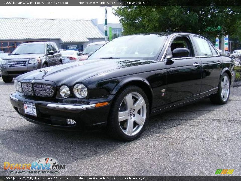 2007 Jaguar XJ XJR Ebony Black / Charcoal Photo #1