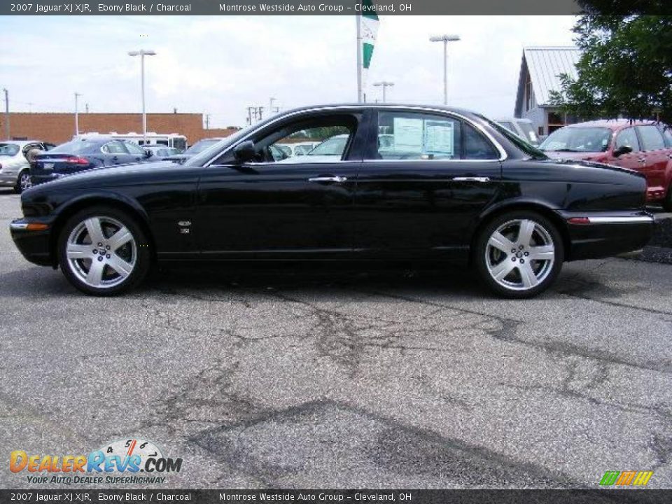 2007 Jaguar XJ XJR Ebony Black / Charcoal Photo #2