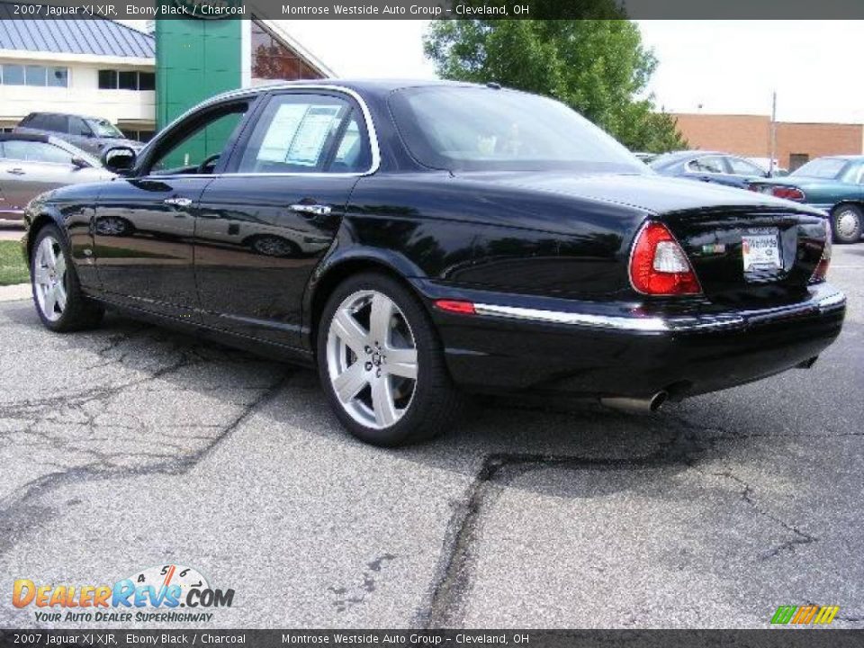 2007 Jaguar XJ XJR Ebony Black / Charcoal Photo #3