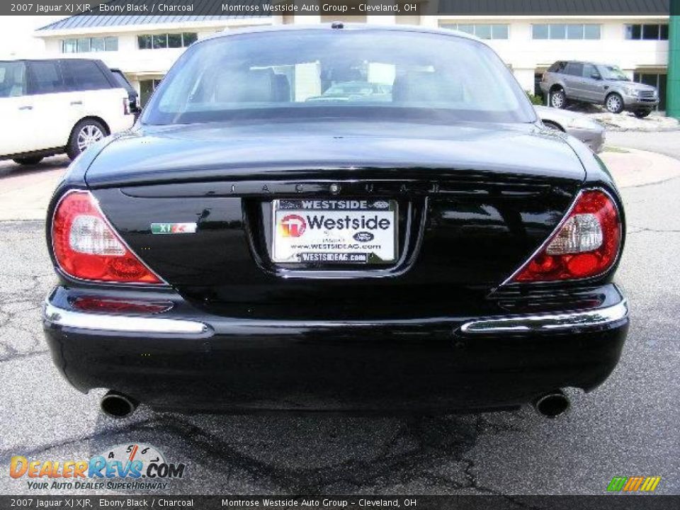 2007 Jaguar XJ XJR Ebony Black / Charcoal Photo #4