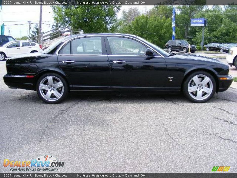 2007 Jaguar XJ XJR Ebony Black / Charcoal Photo #6