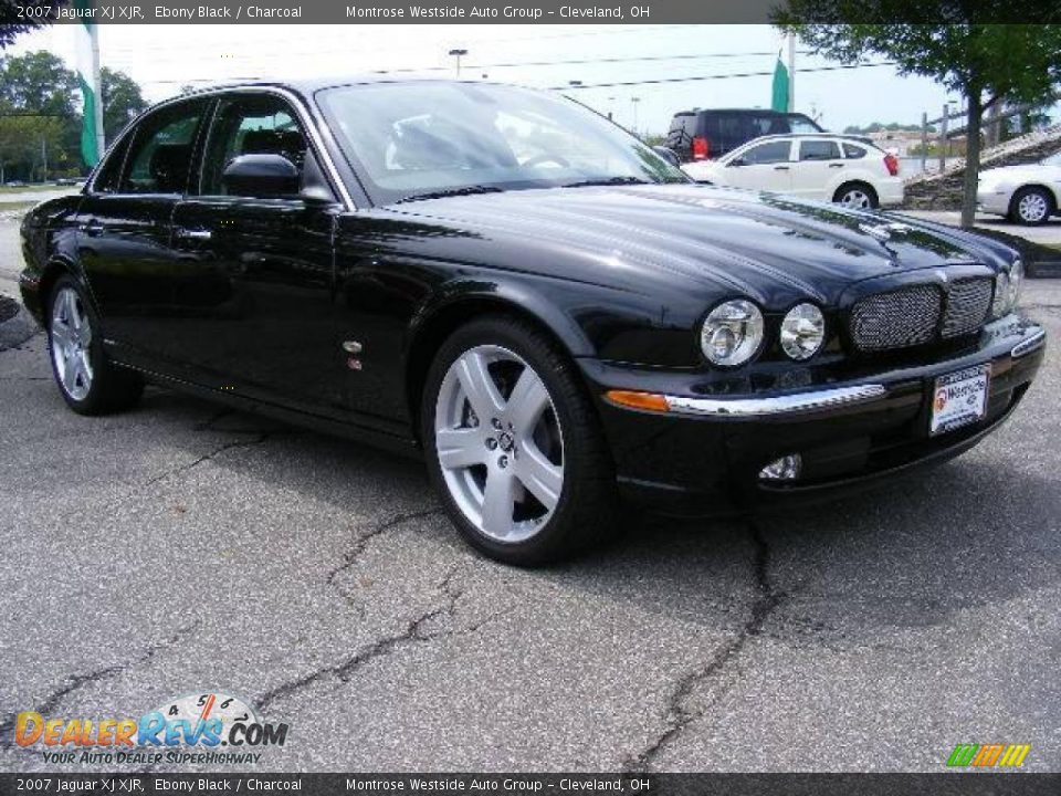 2007 Jaguar XJ XJR Ebony Black / Charcoal Photo #7