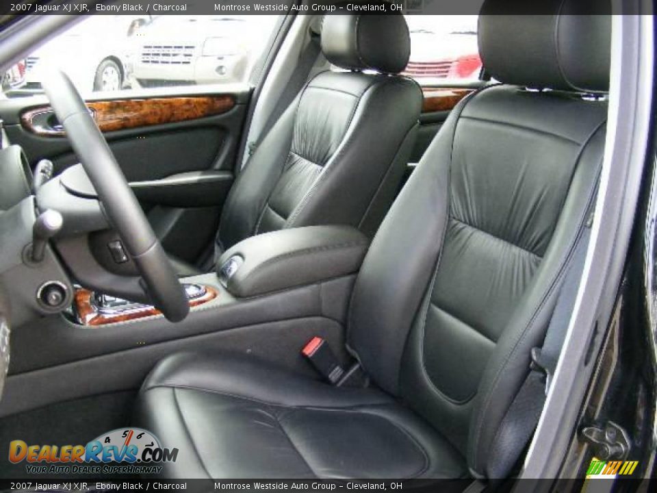 2007 Jaguar XJ XJR Ebony Black / Charcoal Photo #9