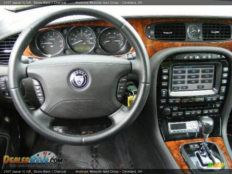 2007 Jaguar XJ XJR Ebony Black / Charcoal Photo #14