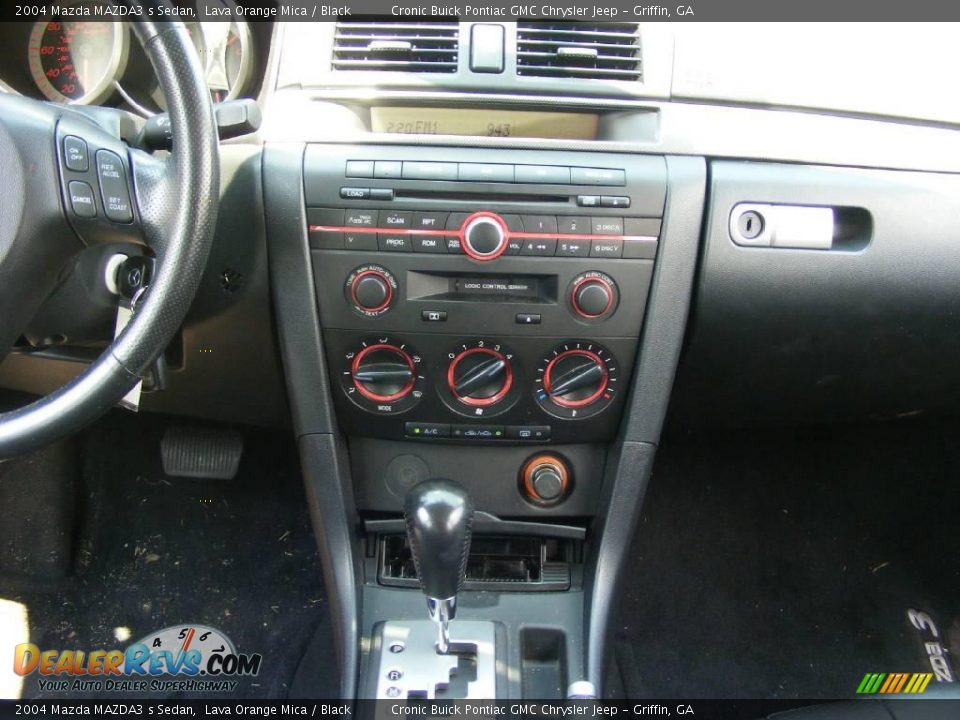 2004 Mazda MAZDA3 s Sedan Lava Orange Mica / Black Photo #19