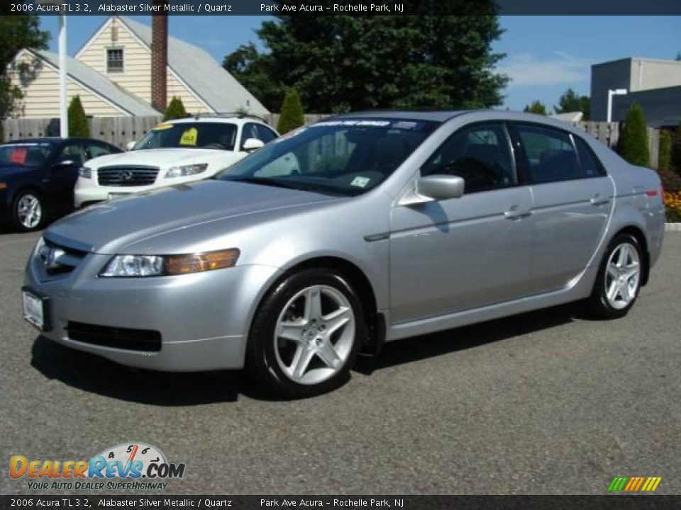 2006 Acura TL 3.2 Alabaster Silver Metallic / Quartz Photo #3