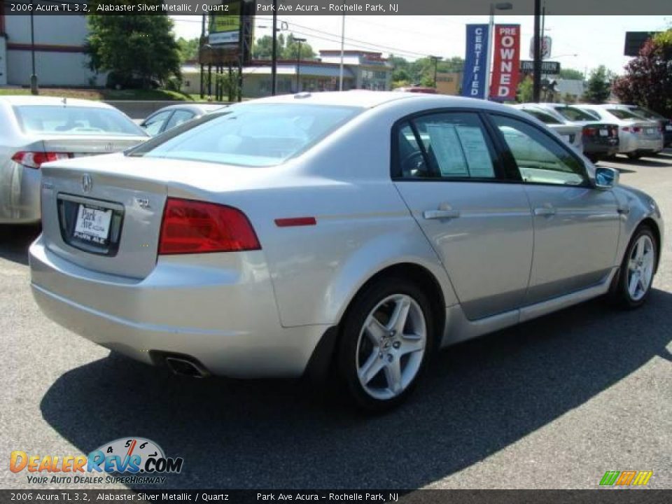 2006 Acura TL 3.2 Alabaster Silver Metallic / Quartz Photo #6