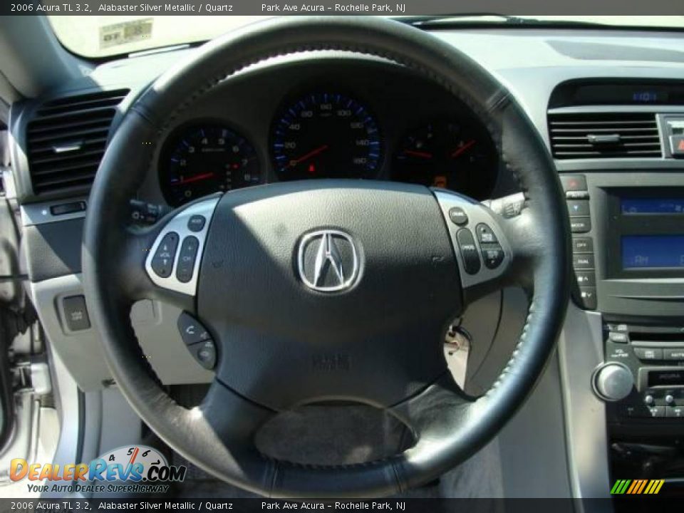2006 Acura TL 3.2 Alabaster Silver Metallic / Quartz Photo #10