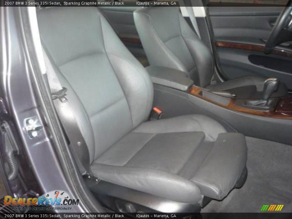 2007 BMW 3 Series 335i Sedan Sparkling Graphite Metallic / Black Photo #8