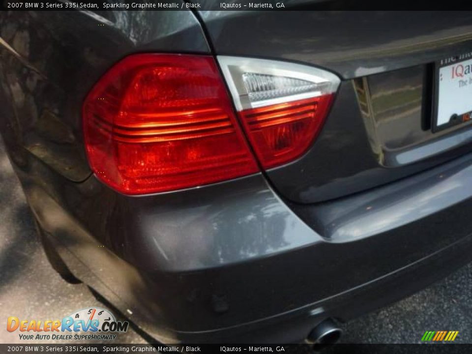 2007 BMW 3 Series 335i Sedan Sparkling Graphite Metallic / Black Photo #14