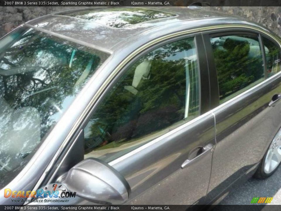 2007 BMW 3 Series 335i Sedan Sparkling Graphite Metallic / Black Photo #15