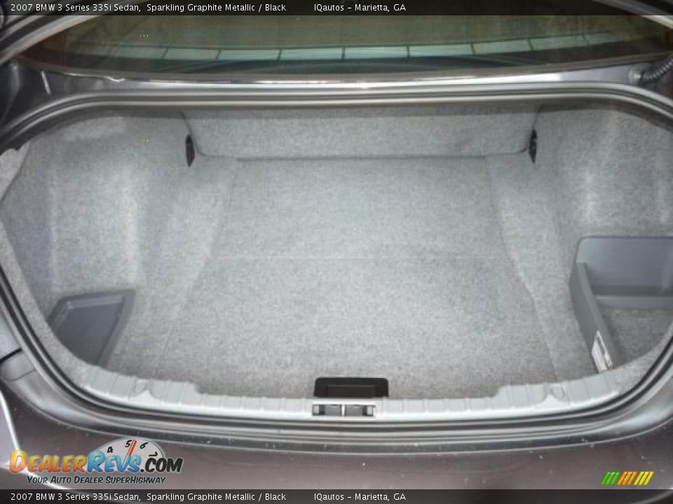 2007 BMW 3 Series 335i Sedan Sparkling Graphite Metallic / Black Photo #24