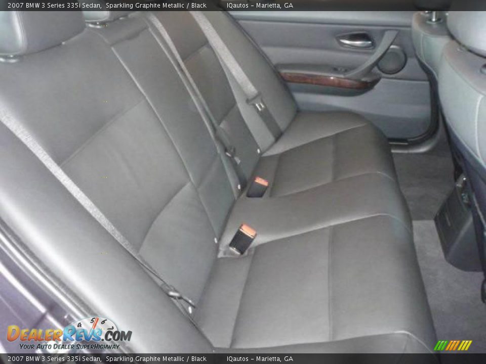 2007 BMW 3 Series 335i Sedan Sparkling Graphite Metallic / Black Photo #26
