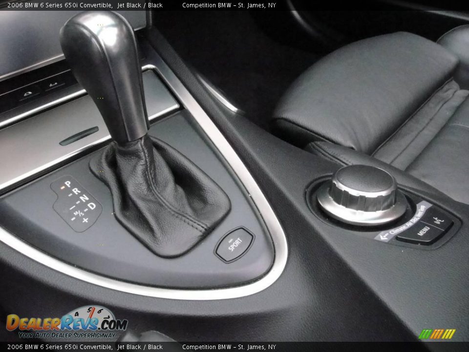 2006 BMW 6 Series 650i Convertible Jet Black / Black Photo #14