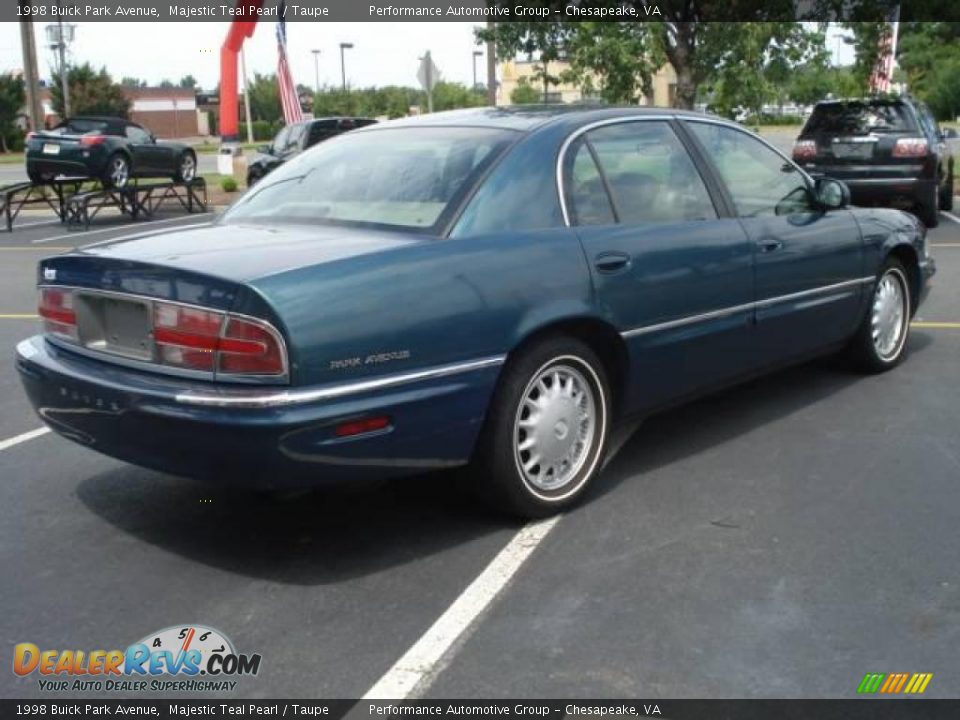 1998 Buick Park Avenue Majestic Teal Pearl / Taupe Photo #5