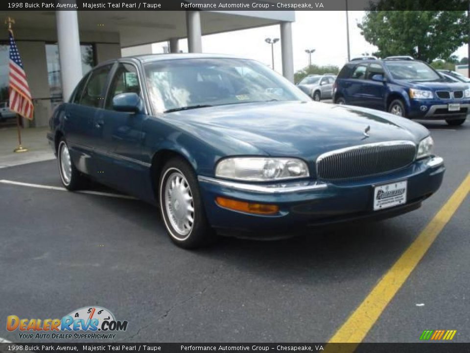 1998 Buick Park Avenue Majestic Teal Pearl / Taupe Photo #7