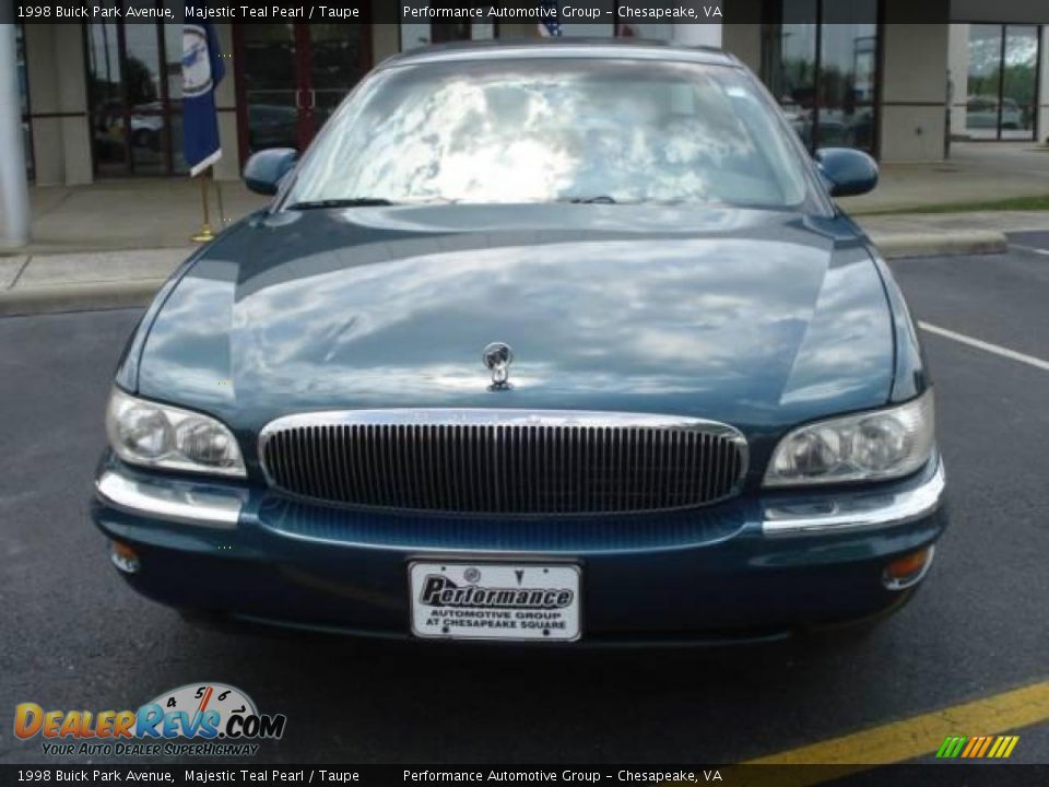 1998 Buick Park Avenue Majestic Teal Pearl / Taupe Photo #8