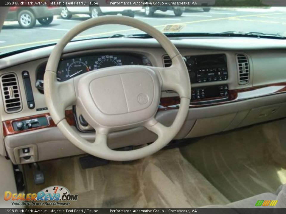 1998 Buick Park Avenue Majestic Teal Pearl / Taupe Photo #13