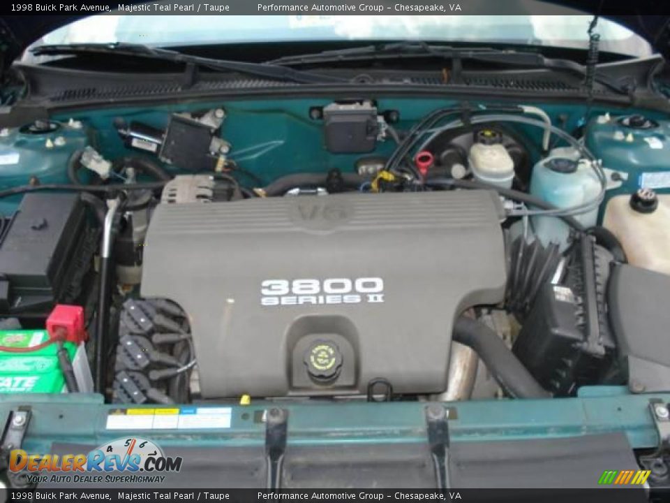 1998 Buick Park Avenue Majestic Teal Pearl / Taupe Photo #26