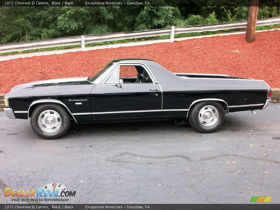 Black 1972 Chevrolet El Camino  Photo #2