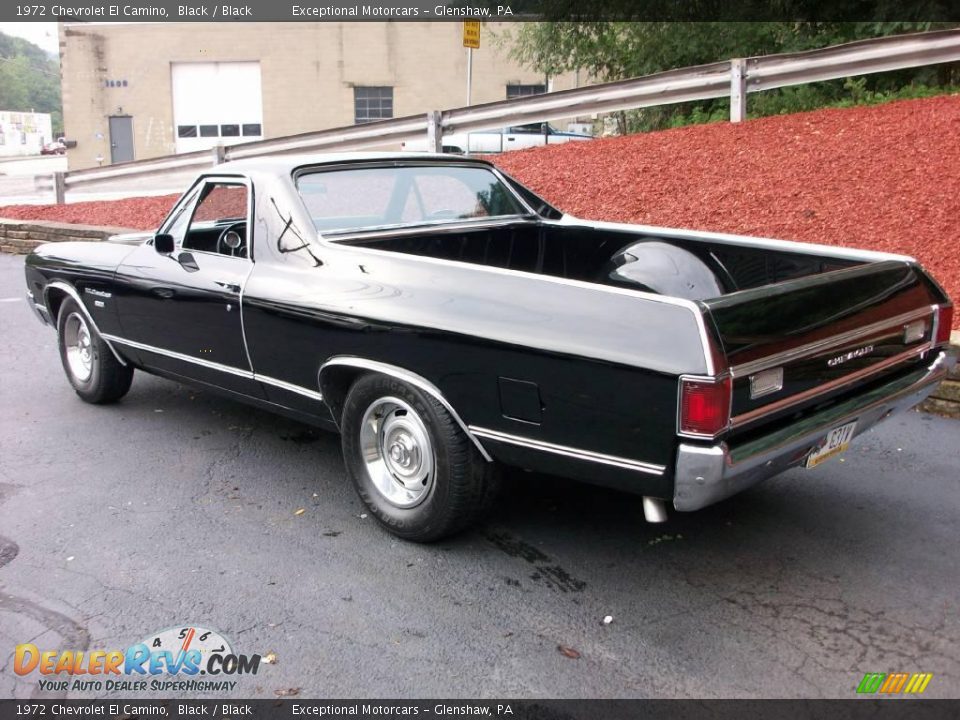 Black 1972 Chevrolet El Camino  Photo #3