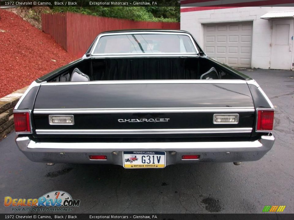 Black 1972 Chevrolet El Camino  Photo #4