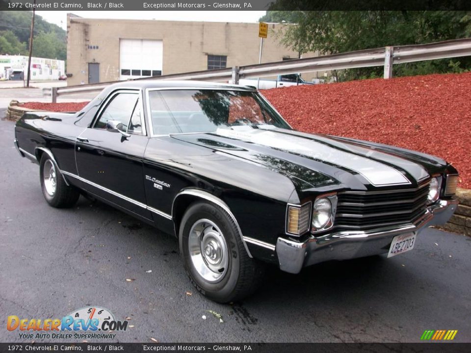 Black 1972 Chevrolet El Camino  Photo #7