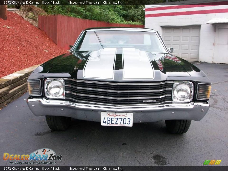 Black 1972 Chevrolet El Camino  Photo #8