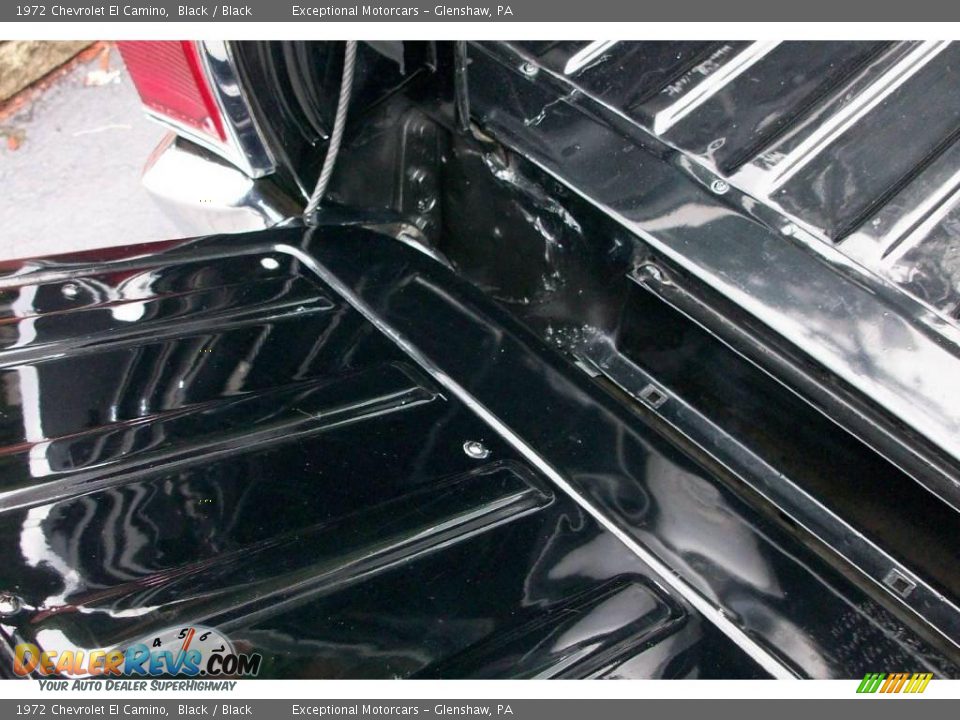 1972 Chevrolet El Camino Black / Black Photo #19