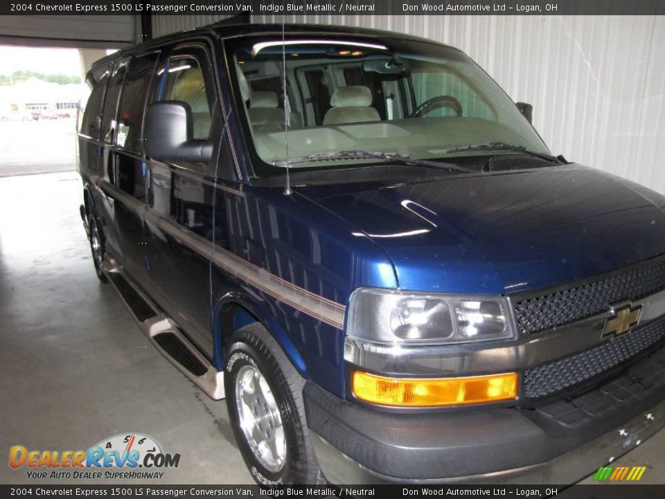 2004 Chevrolet Express 1500 Ls Passenger Conversion Van Indigo Blue Metallic Neutral Photo 1 0972