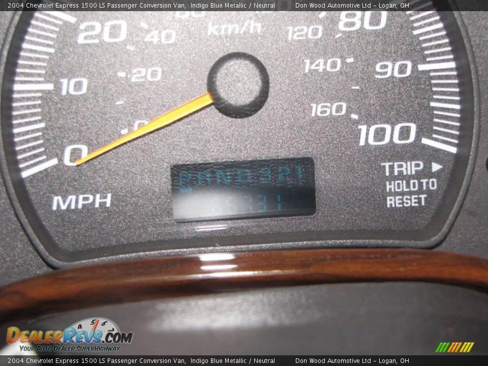 2004 Chevrolet Express 1500 LS Passenger Conversion Van Indigo Blue Metallic / Neutral Photo #9