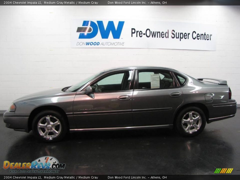 2004 Chevrolet Impala LS Medium Gray Metallic / Medium Gray Photo #3