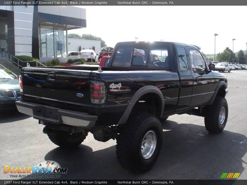 1997 Ford Ranger Xlt Extended Cab 4x4 Black Medium Graphite Photo 2