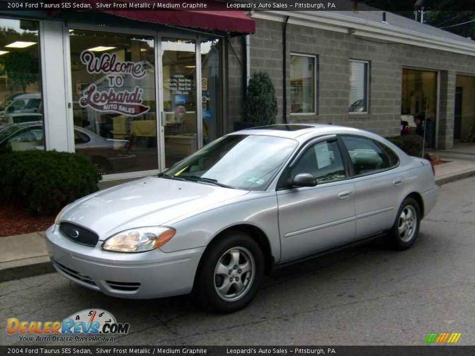 2004 Ford Taurus SES Sedan Silver Frost Metallic / Medium Graphite Photo #1