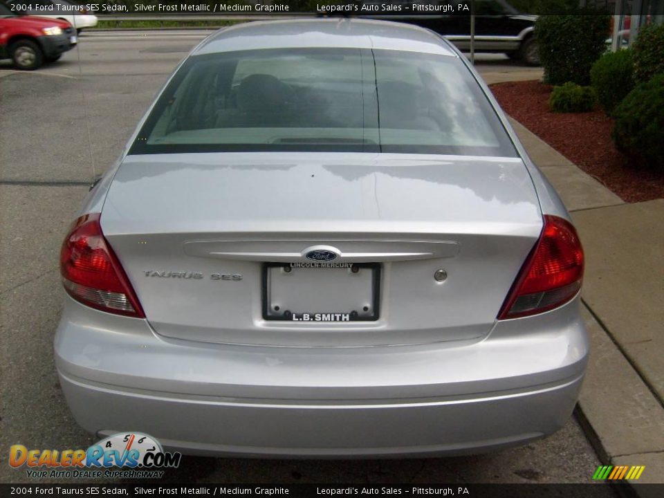 2004 Ford Taurus SES Sedan Silver Frost Metallic / Medium Graphite Photo #3