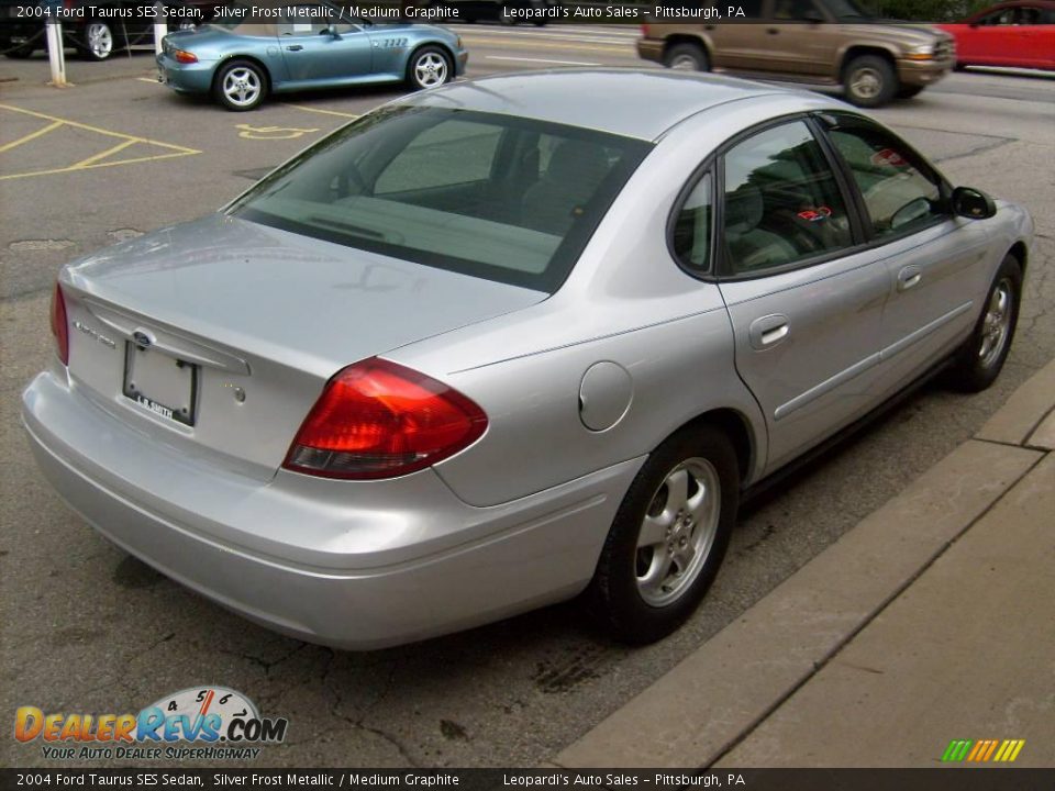 2004 Ford Taurus SES Sedan Silver Frost Metallic / Medium Graphite Photo #4