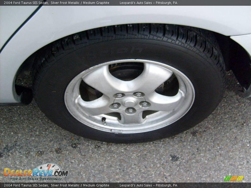 2004 Ford Taurus SES Sedan Silver Frost Metallic / Medium Graphite Photo #7