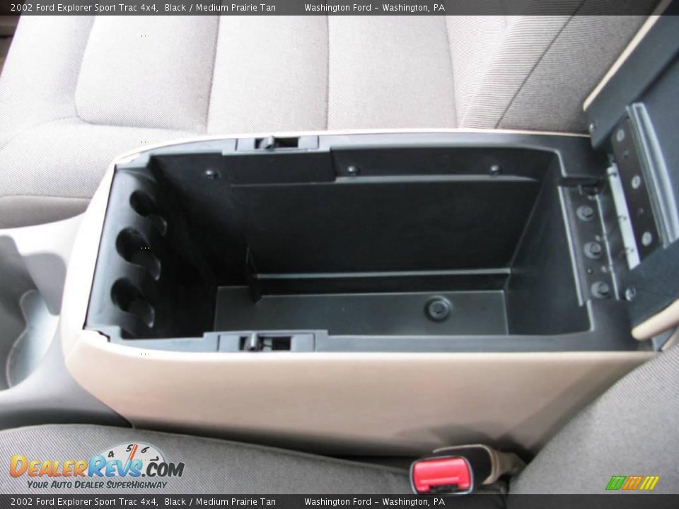 2002 Ford Explorer Sport Trac 4x4 Black / Medium Prairie Tan Photo #17