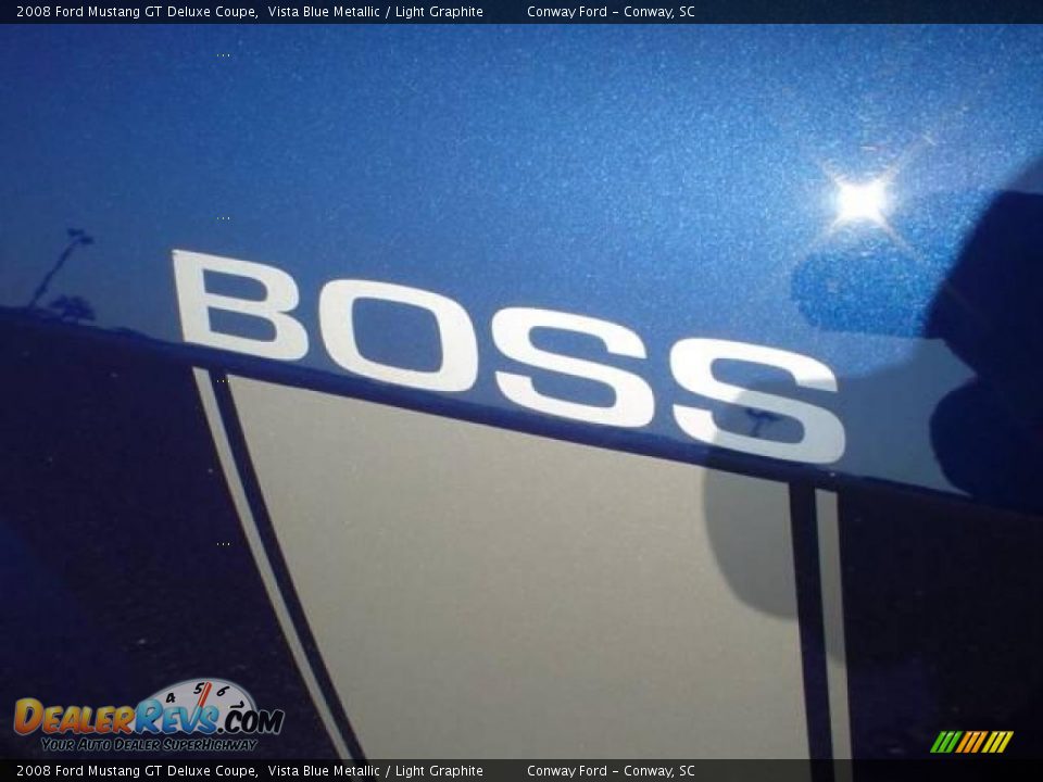 2008 Ford Mustang GT Deluxe Coupe Vista Blue Metallic / Light Graphite Photo #13