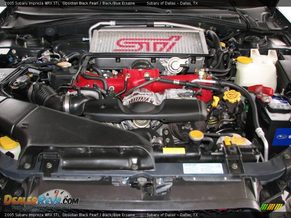 2005 Subaru Impreza WRX STi 2.5 Liter STi Turbocharged DOHC 16-Valve VVT Flat 4 Cylinder Engine Photo #20