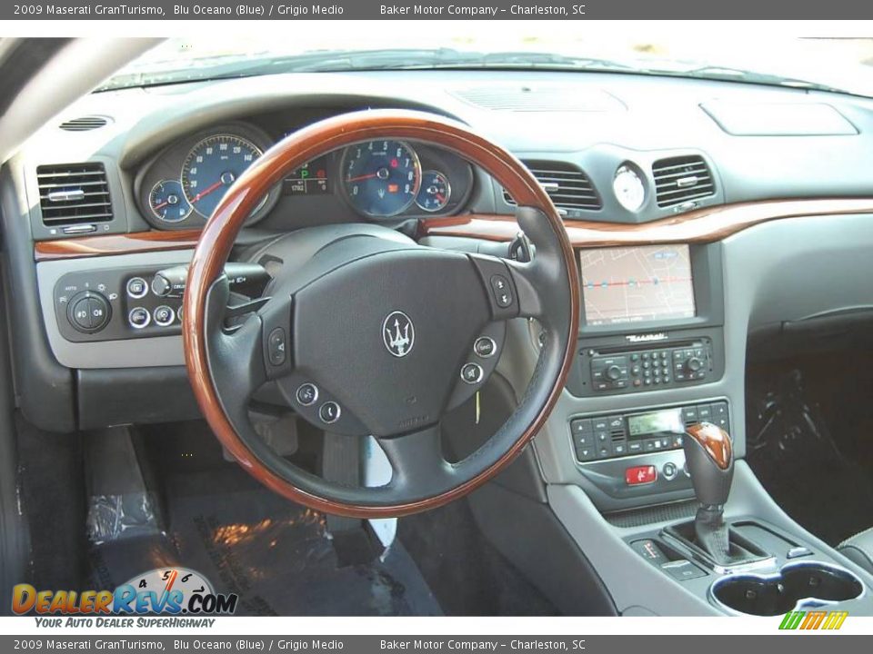 2009 Maserati GranTurismo Blu Oceano (Blue) / Grigio Medio Photo #3
