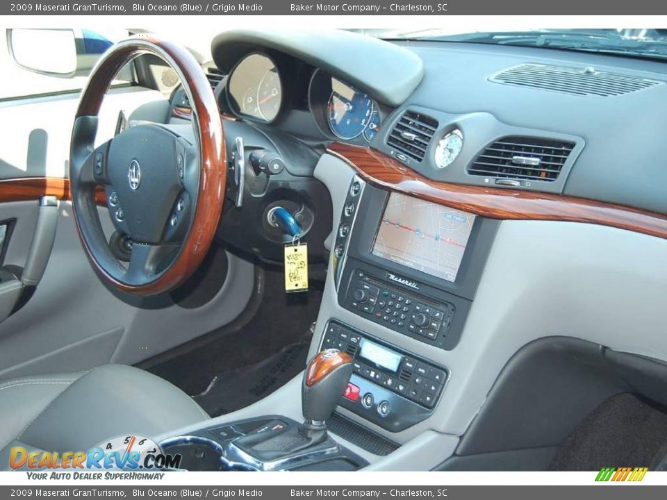 2009 Maserati GranTurismo Blu Oceano (Blue) / Grigio Medio Photo #12